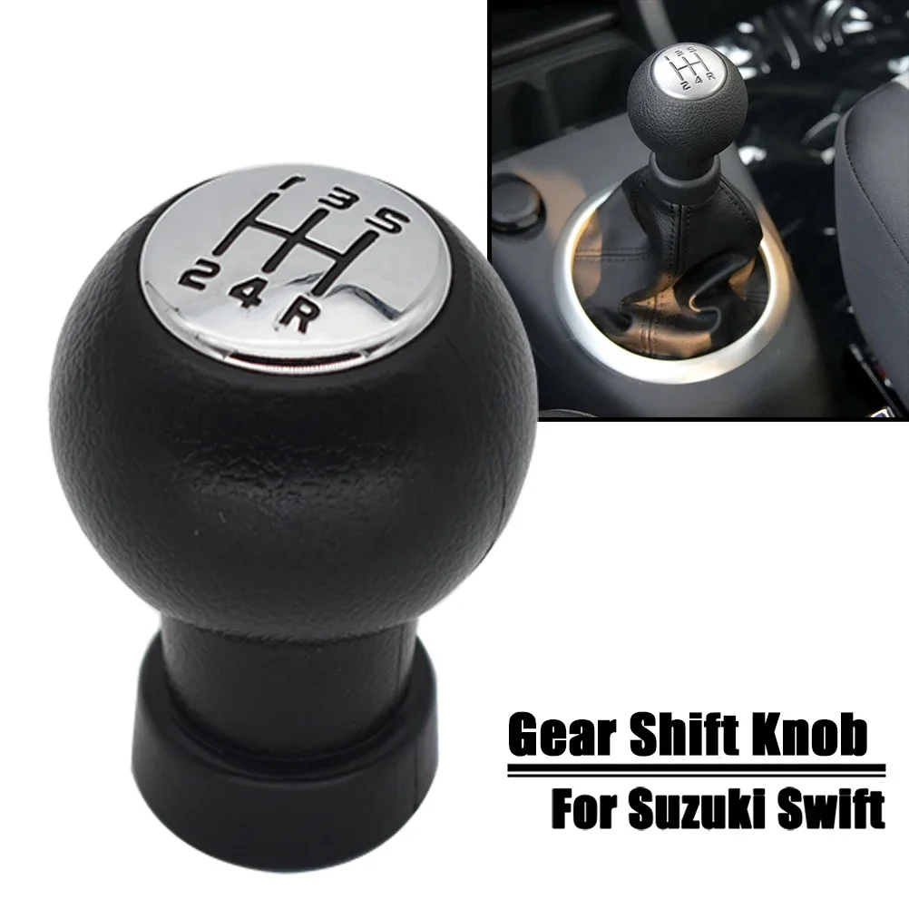 5 Speed T Type Gear Shift Knob For Suzuki Swift SX4 ALTO S-Cross Shifter Stick Lever Pen Handle Replacement Parts Manual Adapter