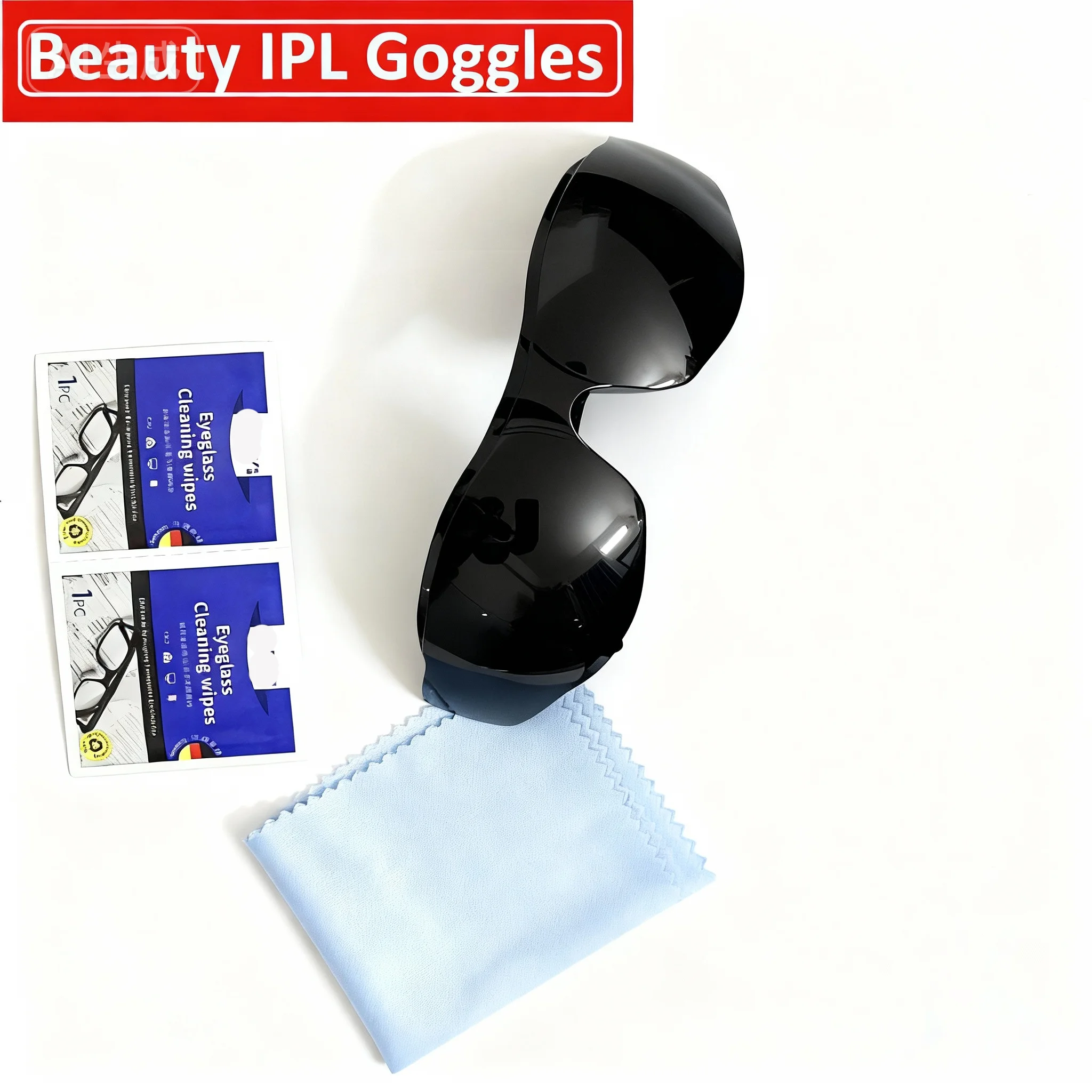 2 Occhiali Protezione Laser IPL Bianchi Per Paziente E Operatore - Beauty