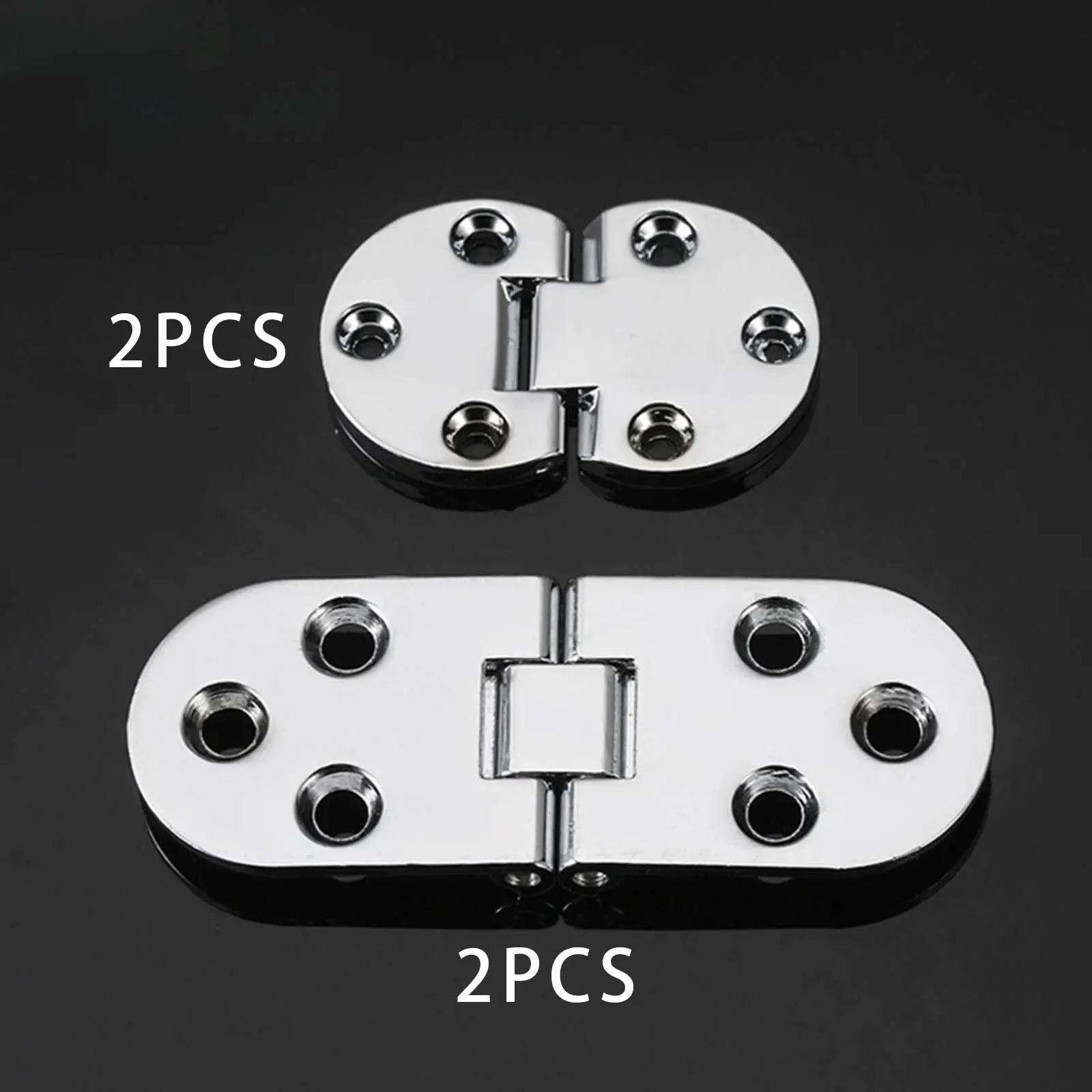 2x Folding Table Hinges Replacement 180 Degree Flip Hinges Cabinet Hinges for Computer Desk Butler Tray Doors Cabinet Wardrobe