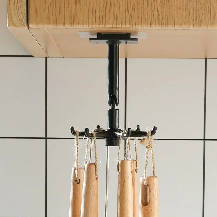 Hanging Home Accessories Organization. Kitchen Home and Decoration Hooks Hook Utensil Bathroom Rotating Storage 1/2/3PCS Garden