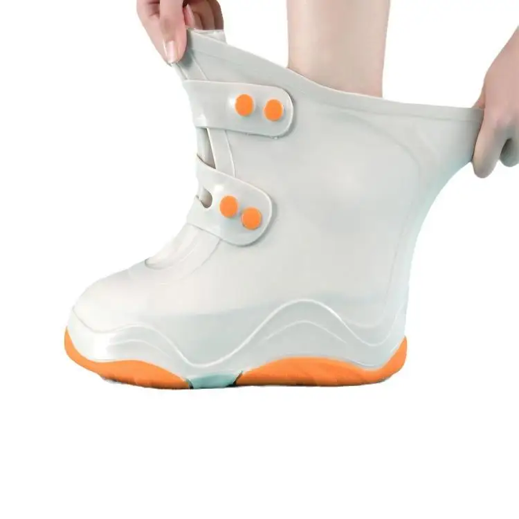 Thiened Rain Boot Covers Men Women Outdoor Wear Waterproof Non Slip New Sle for Rainy Days Mesterco H-08 oe Covers