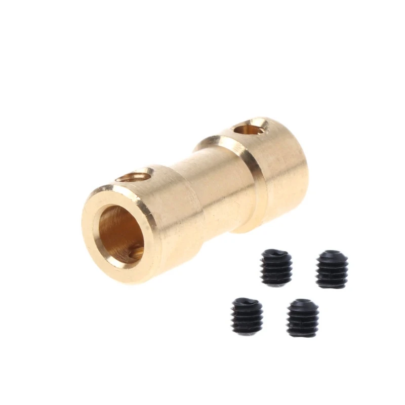 2-5mm Motor Copper Shaft Coupling Coupler Connectors Sleeve Adapter US