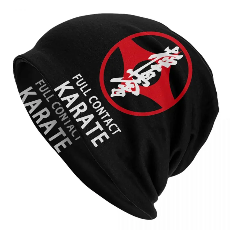 

Kyokushin Karate Bonnet Hat Knit Hats Men Women Hip Hop Unisex Adult Warm Winter Skullies Beanies Caps