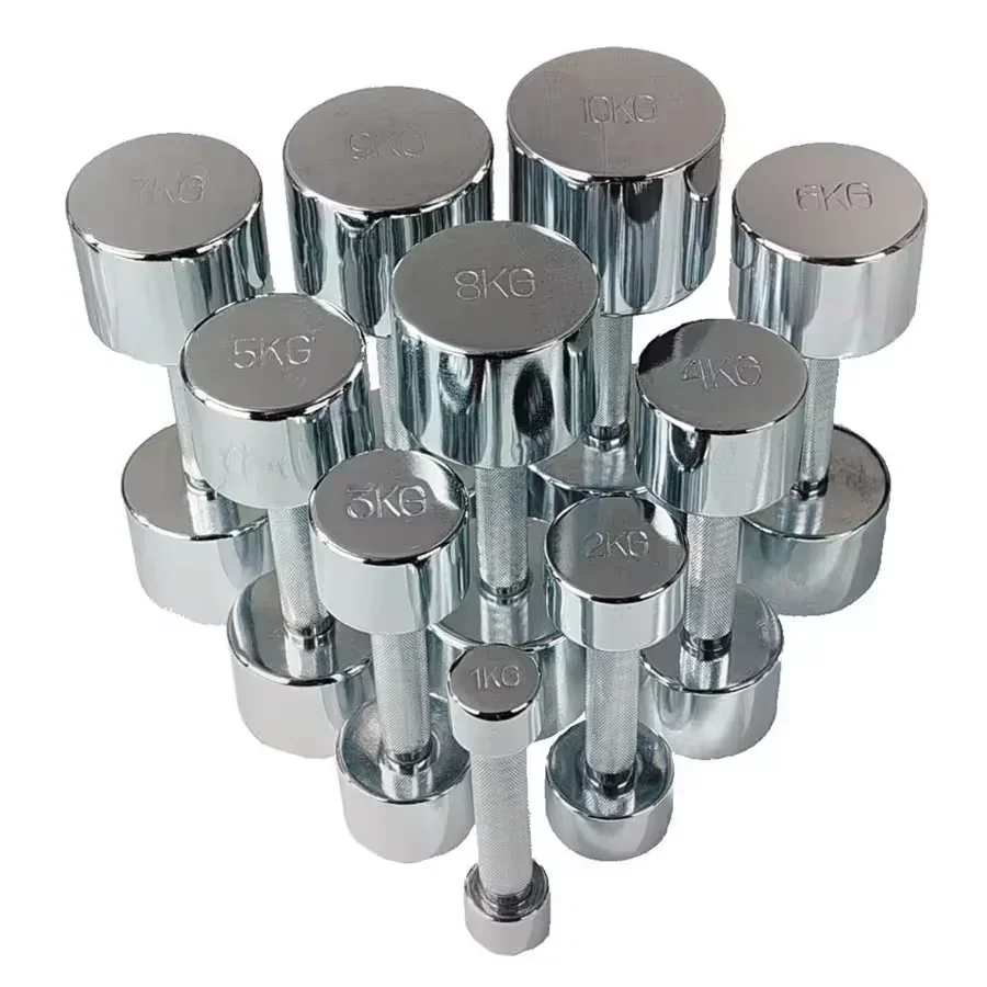 Dumbbell Electroplating Dumbbell 1-10KG Pure Steel Small Set Men and Women Dedicated