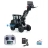 LESU 1/14 RC Hydraulic Fork Loader AT1050 Telescopic Arm Truck Radio Control Assembled Painted Sound Light System Car Model Toy 1