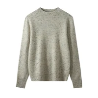 Mock Neck Women's Clothes 100% Merino Wool Long-sleeved Pullover Thick Warm Knit Top Color Fashion Sweater in Autumn and Winter - Image 6