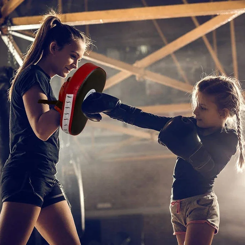 Curved Boxing Bag Taekwondo Muay Thai Karate Adults Kids PU Training Paws Pads Boxing Equipment Focus Punching Bags