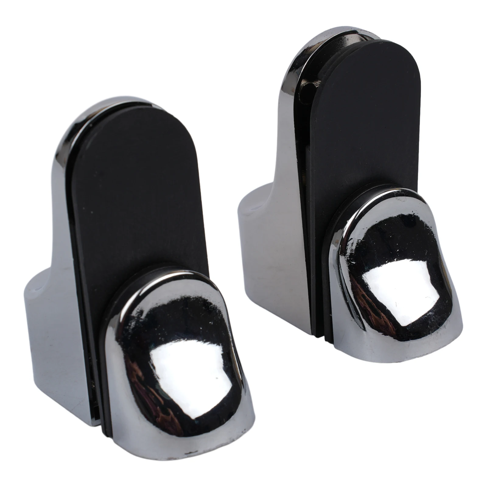 2pcs Adjustable Glass Shelf Holder Clamps 55 X 24 Mm Bathroom Support Clamp Holder Zinc Alloy Glass Clamp Fixed Clip