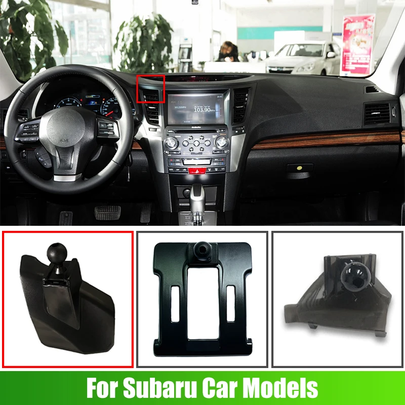 

Car Special Mobile Phone Holder Bracket Base Air Outlet Bracket Base For Subaru Outback Forester Car Accessories