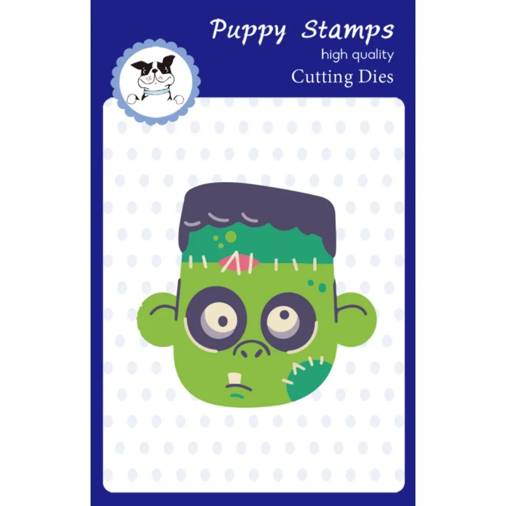 

PUPPY STAMP Halloween Character Elements Metal Cutting Dies for Making Gift Card Scrapbook Paper Diy Craft Template Handcraft