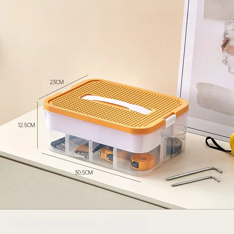 Lego Baustein Aufbewahrungsbox Spielzeug Partikel Puzzle Halter Kinder Spielzeug Partition Aufbewahrungskoffer Container Haus Organizer