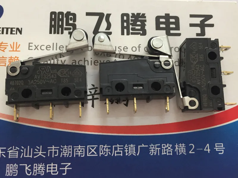 

1 шт. Япония AVT32543 микро-переключатель с роликовым ходом концевой переключатель с рычагом поворота 3A