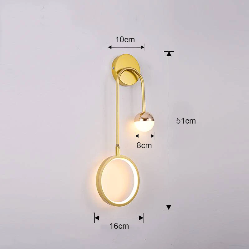 Modern Wall Lamp Retro Minimalist Background Light Stairwell Aisle  Personalized Bedroom Bedside Nordic Creative Led  Wall Lamps bathroom wall lights