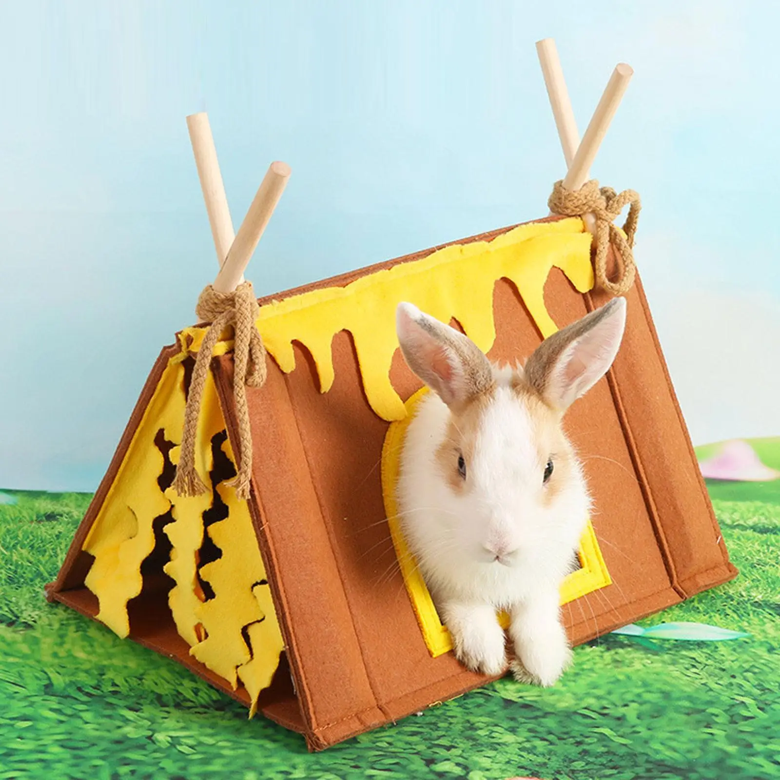 Hamster Hideout Tent Bed Habitats Warm Breathable Portable Hamster Nest for Ferrets Sugar Gliders Rats Hedgehogs Chinchilla