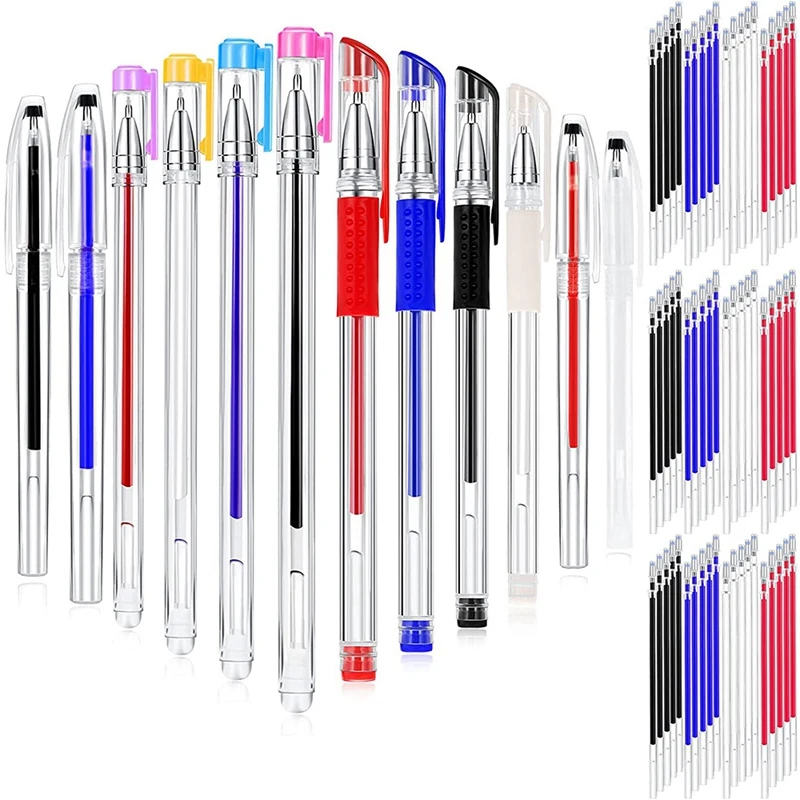 

HOT SALE Heat Erasable Pens Set Includes Heat Erasable Fabric Marking Pens Heat Erase Pens For Quilting Sewing Dressmaking DIY
