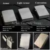 Titanium TC4 Oil / Butane Lighter Sleeve Case Heavy Armor / Light Armor / Convention Shell Brushed Stonewashed Flamed Finishing 1