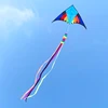 4/10M Rainbow Rotating Tube Tassel Tail Strap Helps with Kite Balance and Stability Special Effects Kite Flying Tail Pendant 5