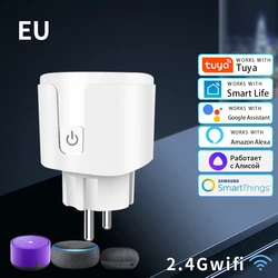 Smart WiFi Plug with Power Monitoring and Voice Control (EU 16A)