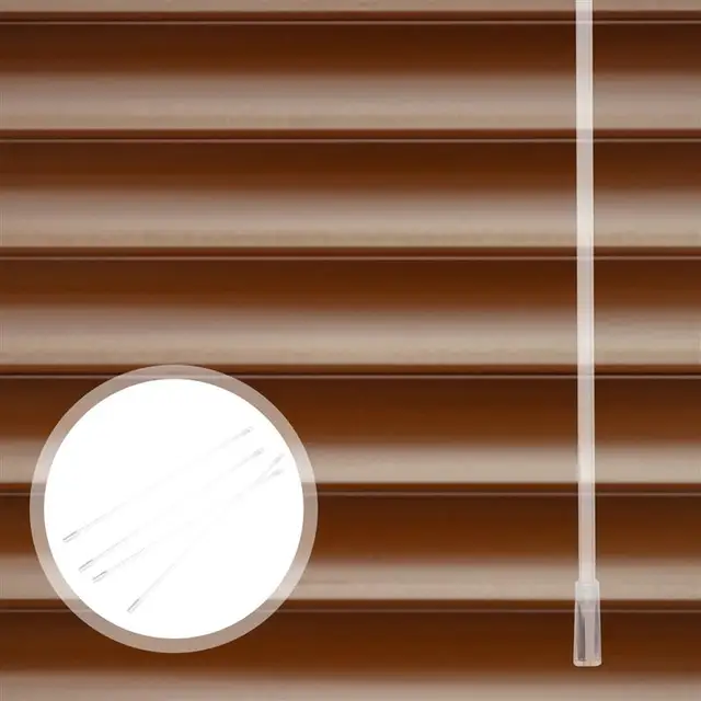 4Db 17 Hüvelykes Vak Pálcák Függőleges Redőnyök Cserealkatrészek Hosszú Ablak Vakok Átlátszó Rúd Függöny Kiegészítők - Image 4