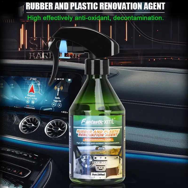 

260ml Car Leather Instrument Panel Retreading Agent Automotive Interior Leather Renovated Coating Paste Maintenance Agent