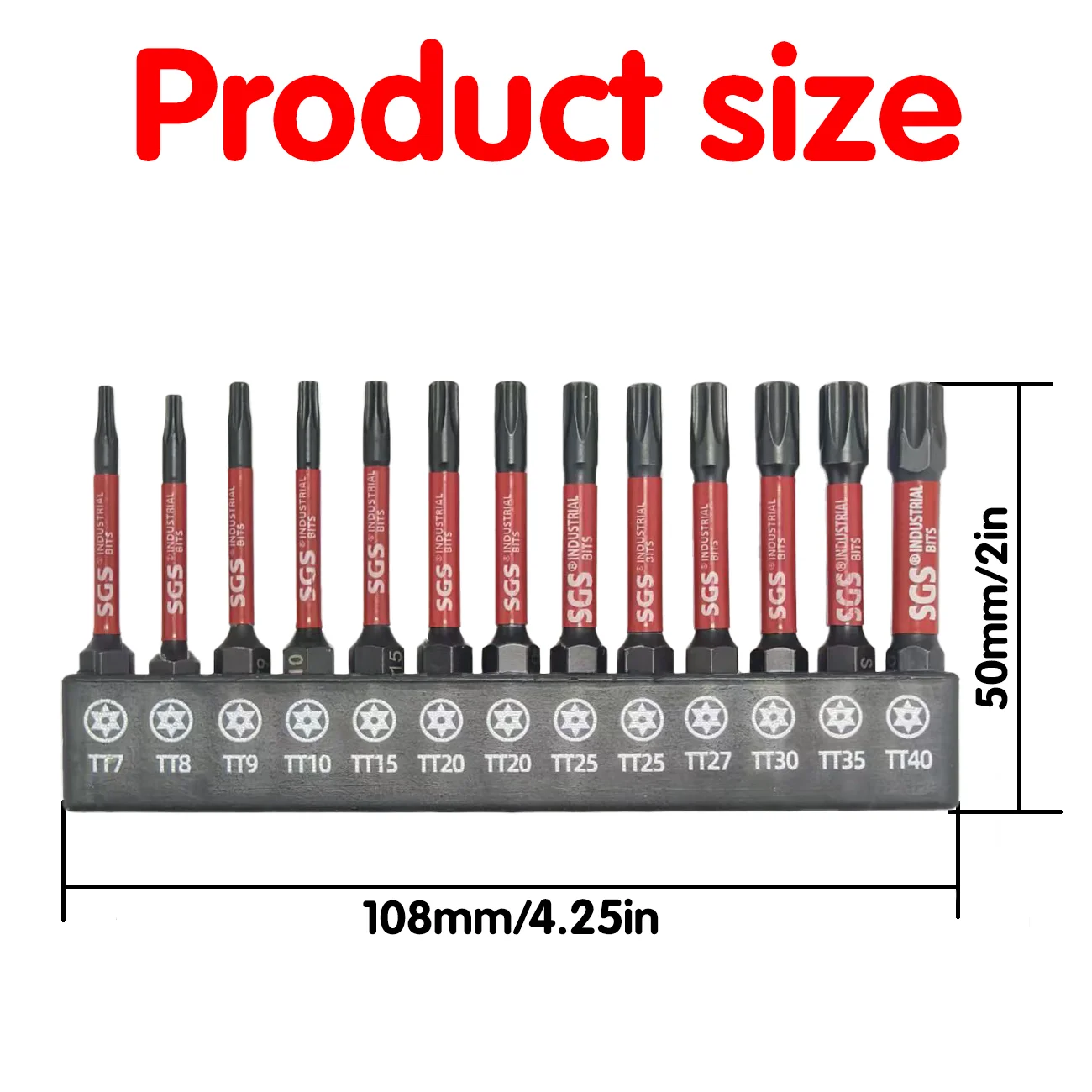 Hochwertiges, superstarkes magnetisches Schraubendreher-Bit-Set, 13/31-teiliges Set, 25/50 mm manipulationssicheres sternförmiges Set, S2-Stahl, Kohlenstoff-Schwarzoxid-Behandlung, verschleißfest/schlagfest/rostfrei, geeignet für elektrische Bohrmaschinen/mechanische Reparaturen/Installation elektronischer Geräte/Möbelmontage – Detail 4
