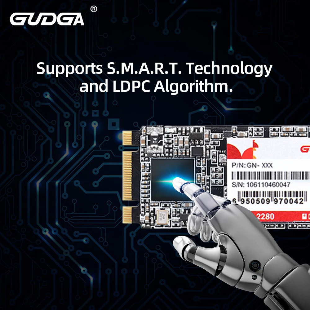 GUDGA M.2 NGFF SATA ssd m2 ssd 1tb 2tb 256GB 512GB ssd sata Internal Hard Drives Disk Solid States HDD For Desktop PC Laptop