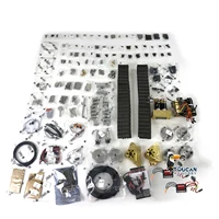 DT60 KIT LESU RC Hydraulic Bulldozer 1/14 Scale Dozer Crawler Painted Pump Light Sound ESC Motor RC Truck Toys for Boys Thzh1269 2