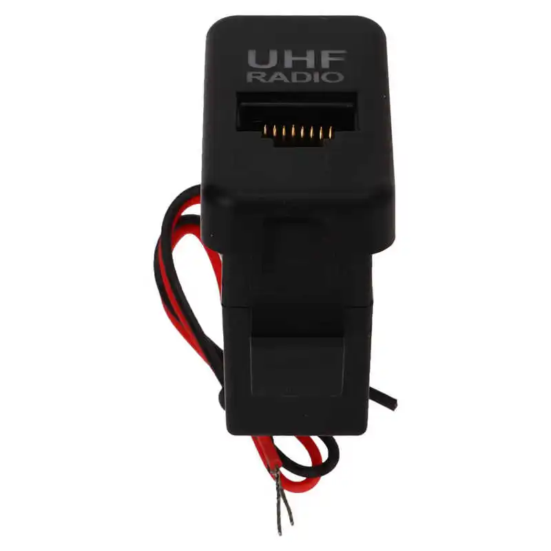 UHF Radio RJ45 Switch Panel Socket Blue LED Pass Though Type