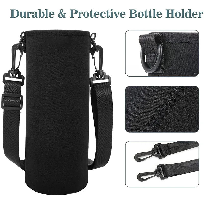 Insulated Neoprene Water Bottle Carrier Sleeve