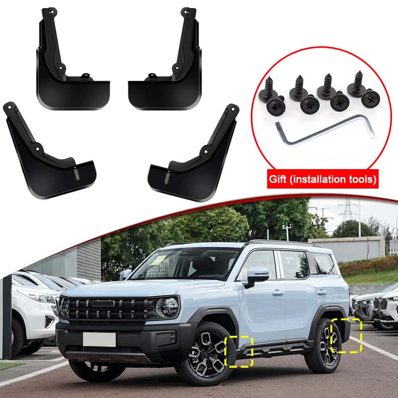 

Car Styling For GWM HAVAL H3 2024 2025 2026 ABS Car Mud Flaps Splash Guard Mudguards MudFlaps Front Rear Fender Auto Accessories