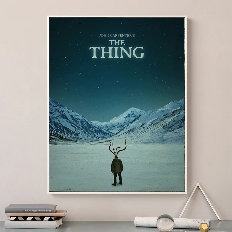 Póster de la película The Thing (1982) sin marco, 11.8 in x 18.1 in, LT-077