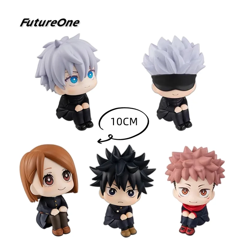 4Pcs/Set 6-9 Anime Jujutsu Kaisen Figura Itadori Yuji Gojo Satoru Kugisaki  Nobara Q Versão PVC Figuras De Ação Modelo Doll Toys Kids Gifts