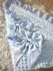 Baby Winter Swaddle Blanket Boys Girls French Lace Essential Receiving Blanket Ultra-Soft Newborn Registry Sleeping Wraps 2