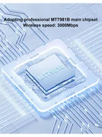SIM 5G Wireless Router 3000Mbps Support Openwrt WiFi6 128MB RAM 2.4Ghz 5Ghz Dual Band Wireless 4
