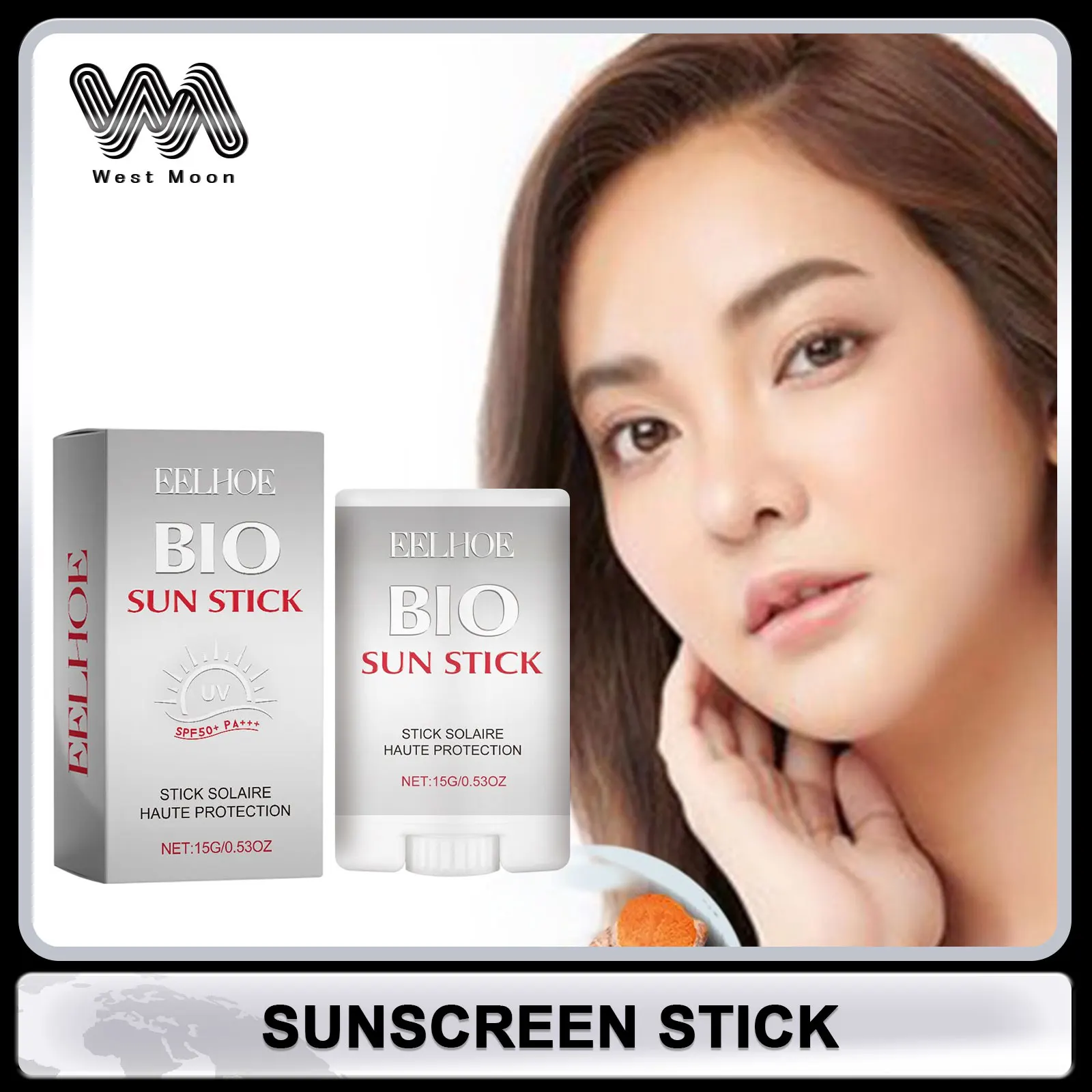 Sunscreen Stick Sun Isolating Oil-Control UV Protection Moisturizing Skin Brightening Vitamin C Rejuvenating Skin Care Sun Stick