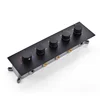 hm High Quality Ceiling Rain Shower System Set Bathroom Waterfall Rainfall LED Showe Head Panel Black Thermostatic Shower Faucet 5