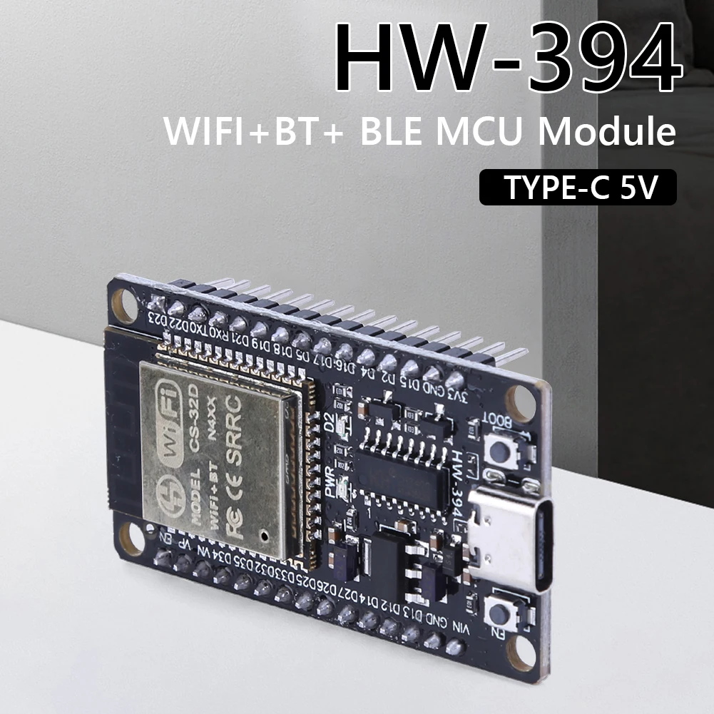 Development Board Module WiFi+Bluetooth-compatible ESP32 WROOM-32D Development Board Ultra-Low Power Consumption for Smart Home