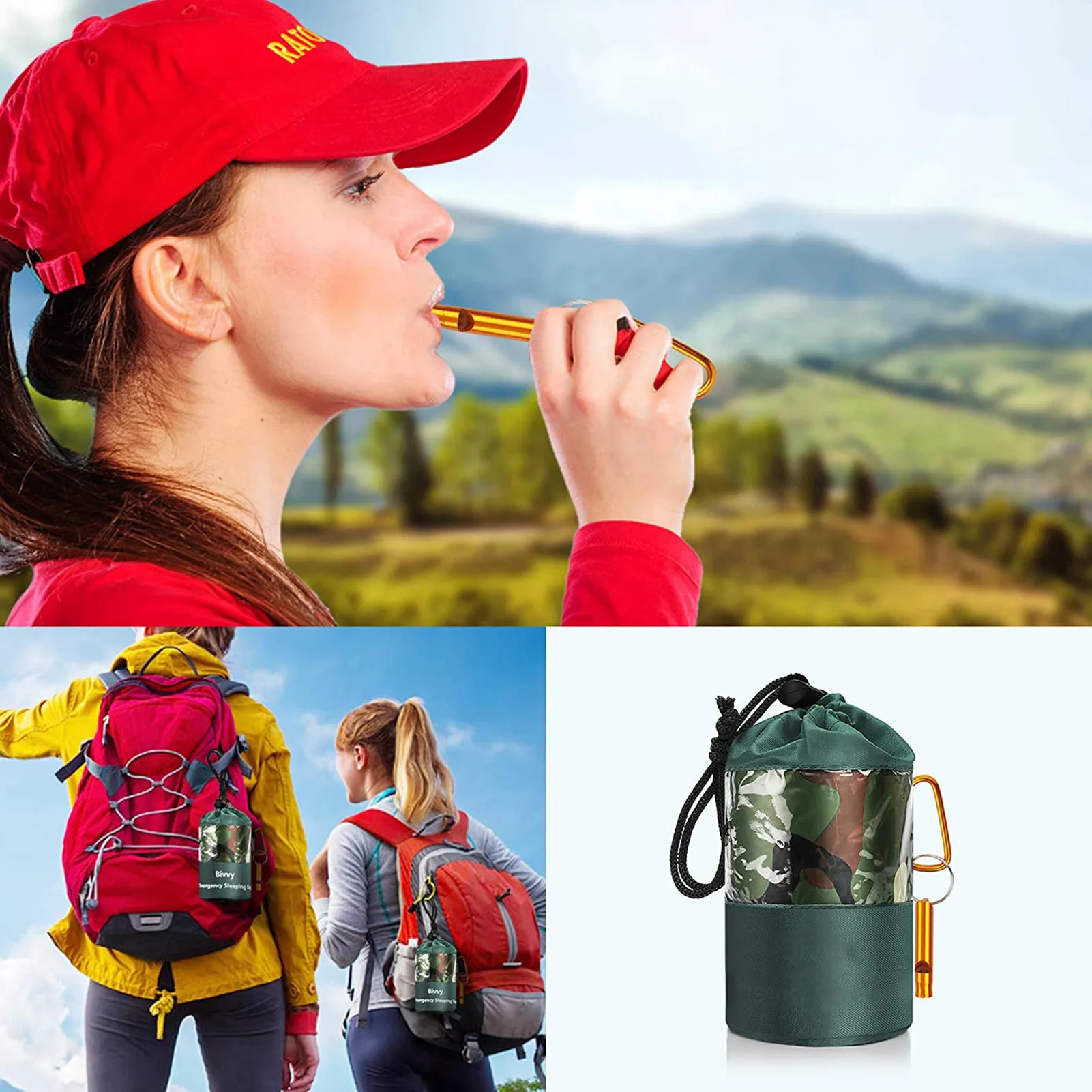 Sacco A Pelo Di Emergenza Sacchi A Pelo Di Emergenza Mimetici Sacco A Pelo Ultraleggero Portatile Impermeabile Coperta Termica Impermeabile