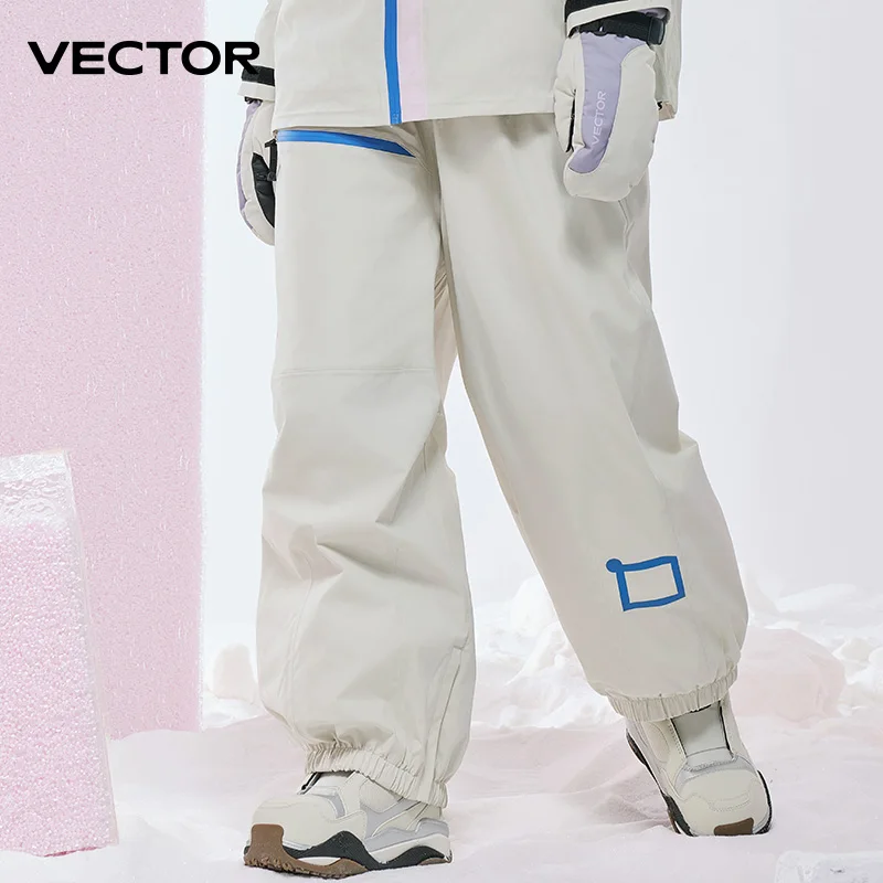 VECTOR Men Women Ski Pants Winter Warm Windproof Waterproof Outdoor Sports Snowboard Ski Trousers Winter Pants Men skiing pants