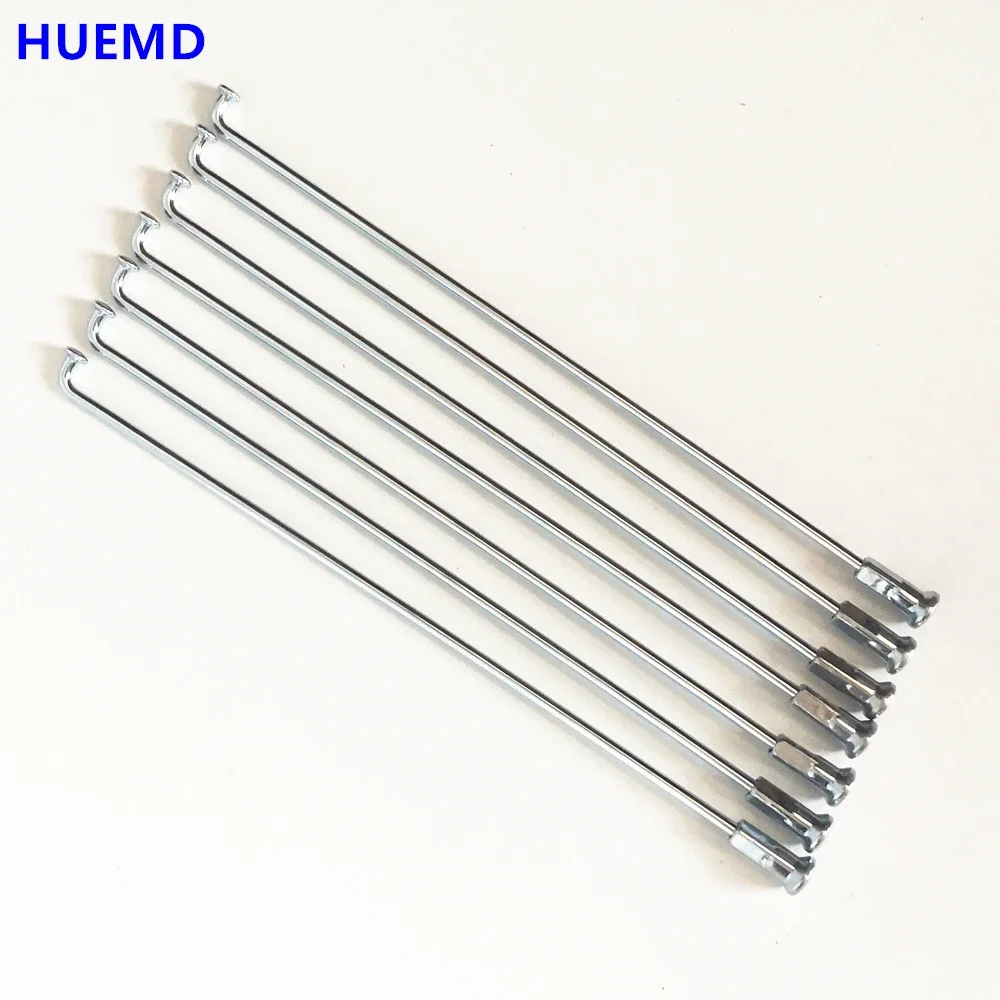 40pcs/lot 10G Electric Bike Spokes Diameter 3.18mm 100-230mm 45#Steel Spokes With Nipples Mountain Road Bike