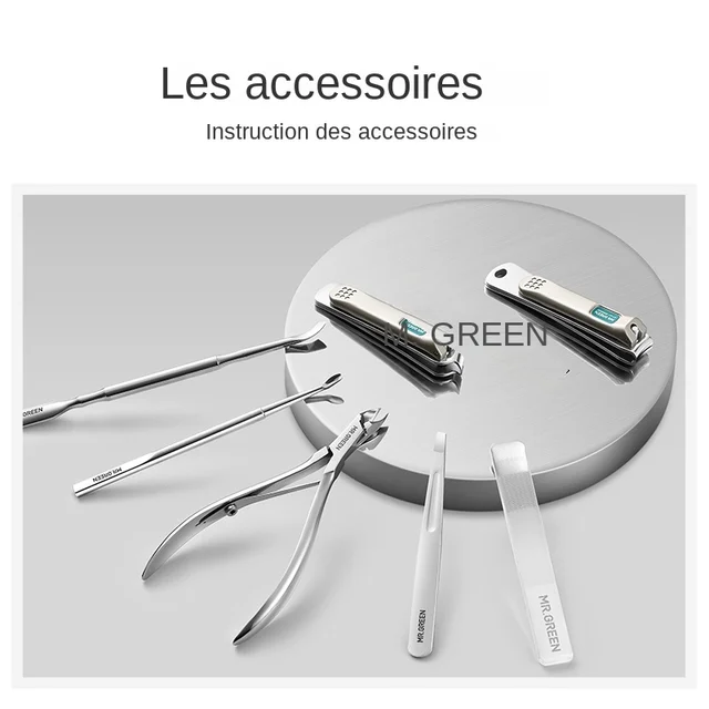 Kit d'Outils de Manucure et Pédicure