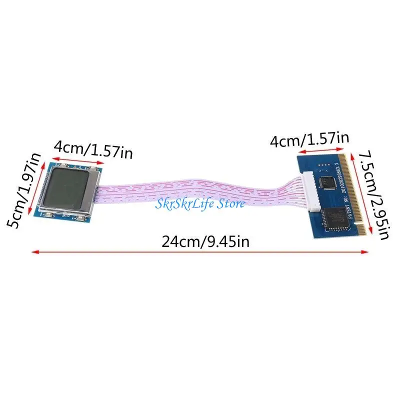 E65E 진단 분석기 카드 테스터 PCI/PCIE/MiniPCIE/LPC 마더보드(노트북