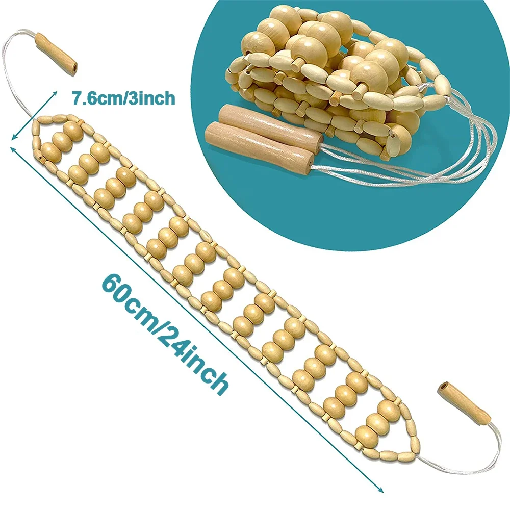 Рисунок 2 - Деревянный роликовый массажер для спины