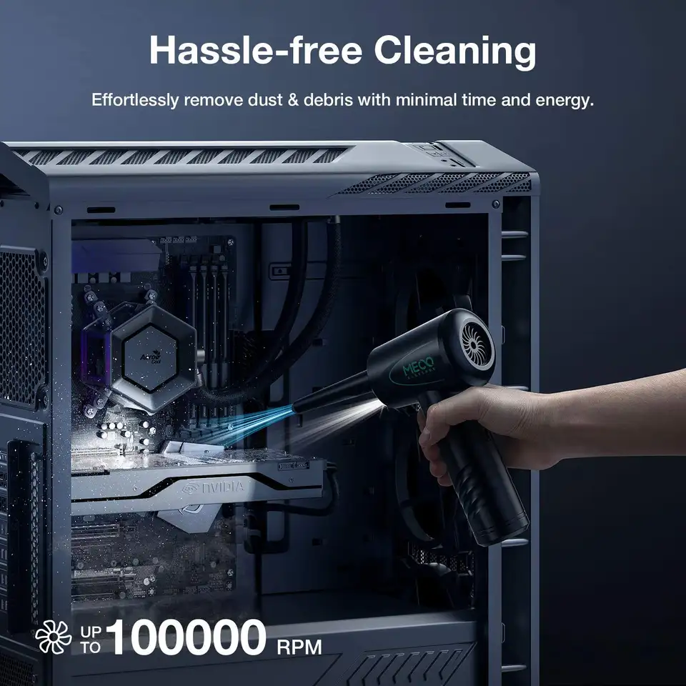 Compressed-Air-Duster, 100000RPM Keyboard Cleaner, 7800mAh Electric Air