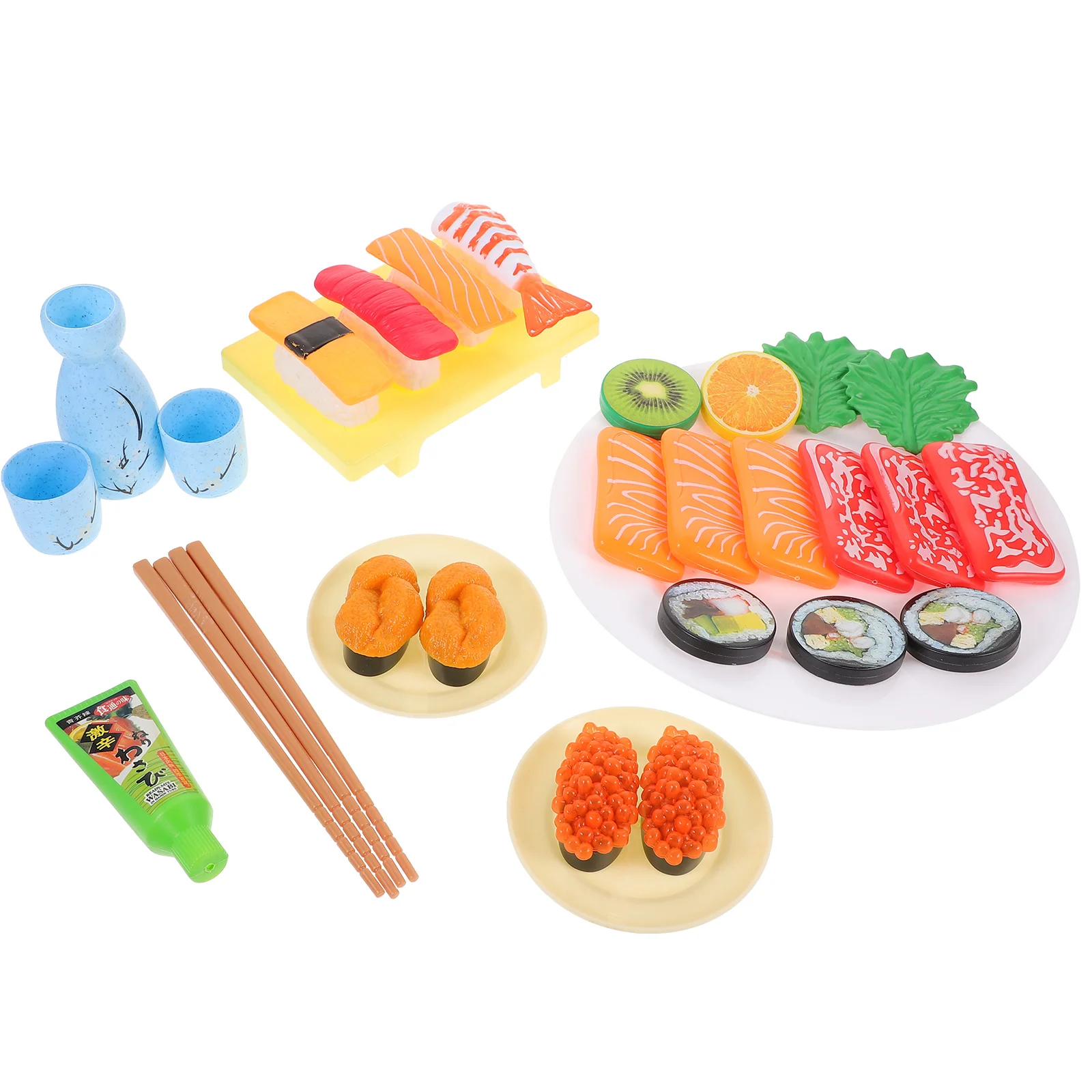 

Simulation Sushi Mini Decor Simulated Combo Decorations House Kids Pretend Food Toys Adornment Plastic Fake Ornament