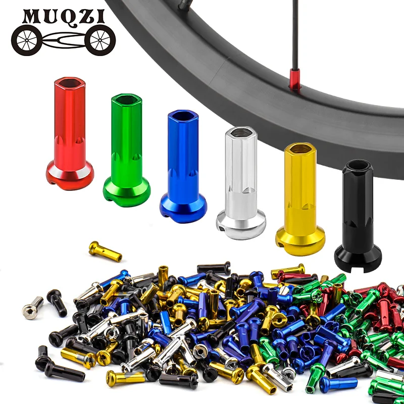 Bike spokes nipples 50pcs spoke nipples bike wheel end tips caps
