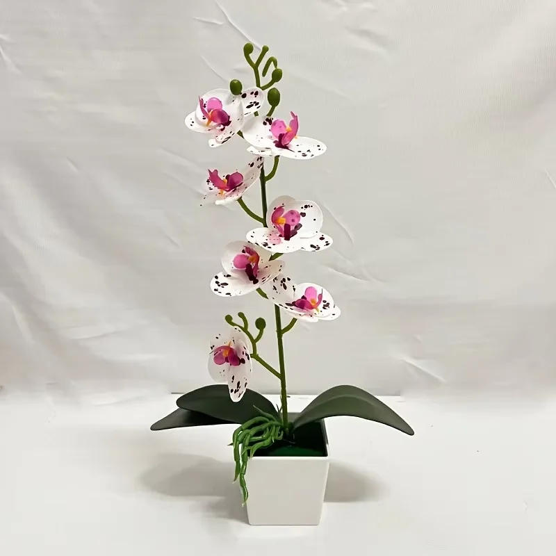 Mini Artificial Eucalyptus Plant in Black Pot