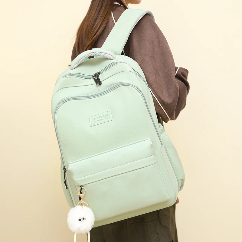 Zaino da donna Borsa da viaggio da donna casual multitasche femminile di grande capacità Zaino da scuola di alta qualità per zaino da libro per ragazza adolescente - immagine 6