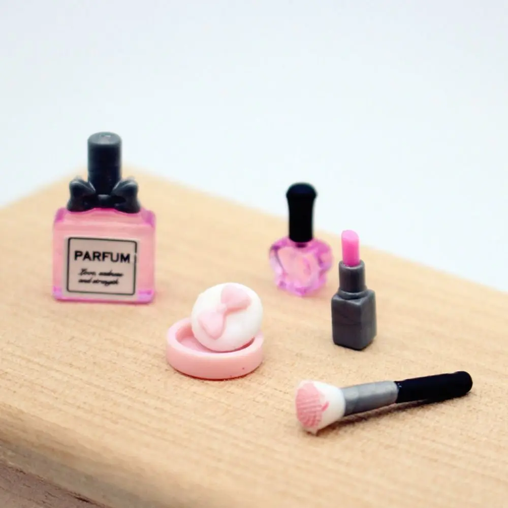 Kids Pretend Play Toys DIY 1/12 Dollhouse Mini Makeup Emulational Delicate Doll House Scene Accessories Photo Prop - 2