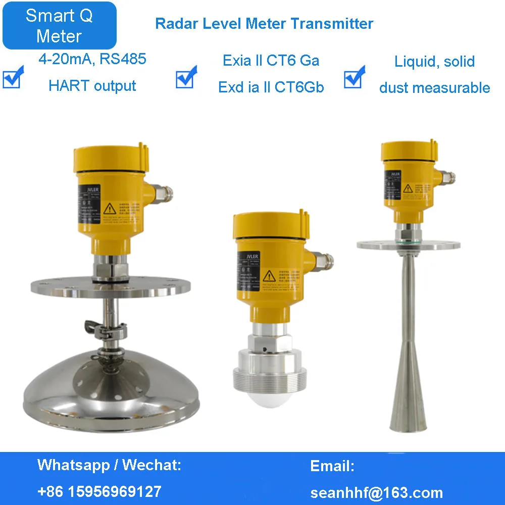 

Explosion-proof high-frequency radar level gauge sensor level gauge storage tank level gauge trumpet mouth RS485 output